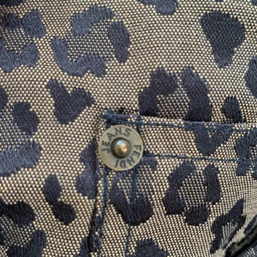 FENDI CHEETAH JEANS - Picture 6 of 9